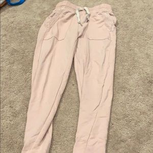 Light pink sweat pants